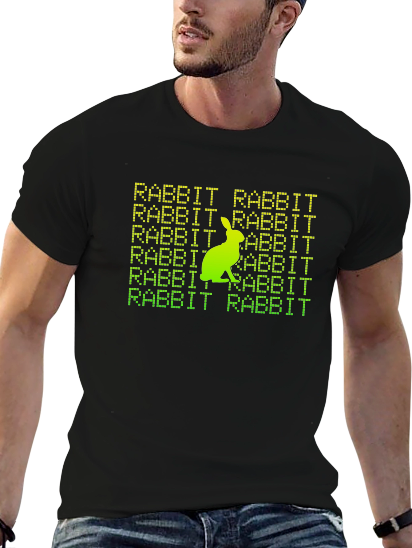 Rabbit Rabbit Graphic Tee - Lucky Charm Shirt