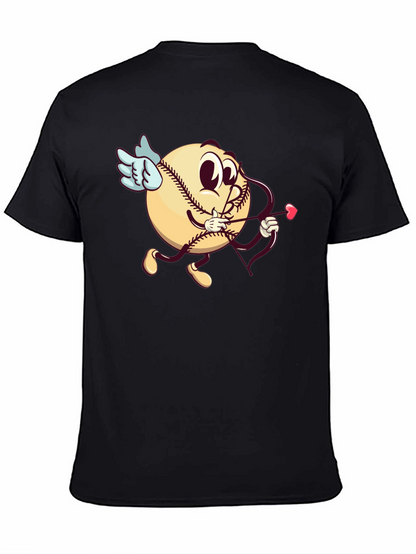 Baseball Cupid Graphic T-Shirt