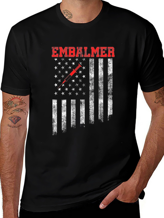Embalmer American Flag T-Shirt