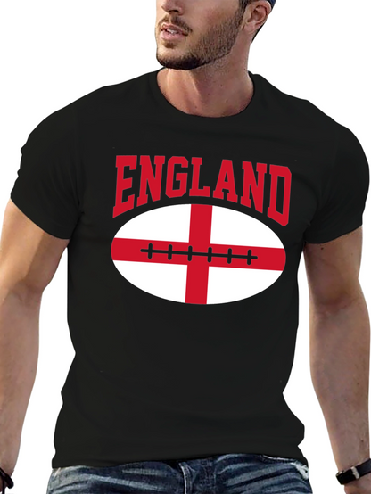 England Rugby Football T-Shirt - Black