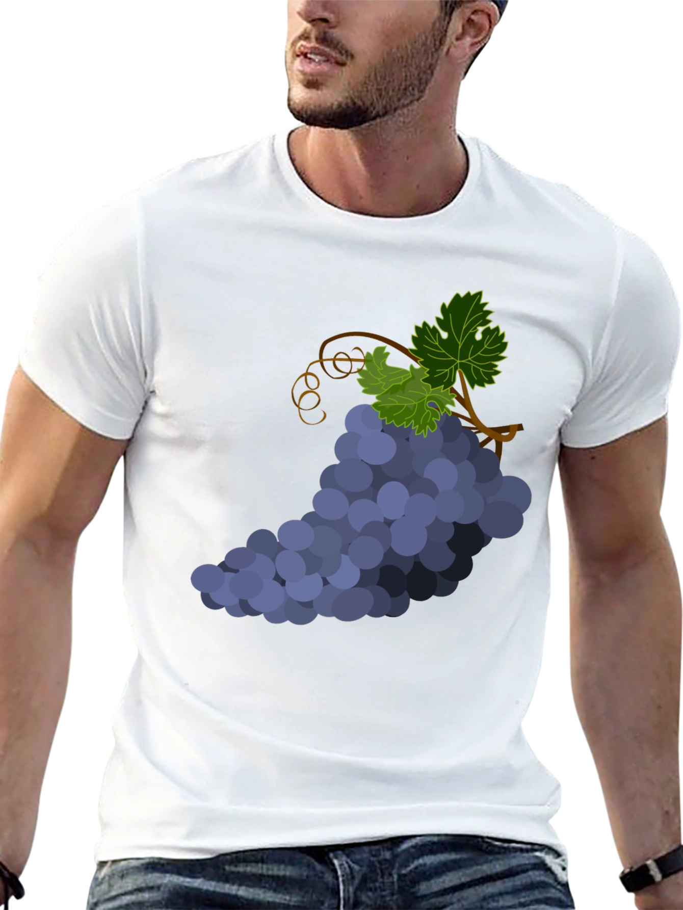 Grapes Graphic T-Shirt - Unique Design