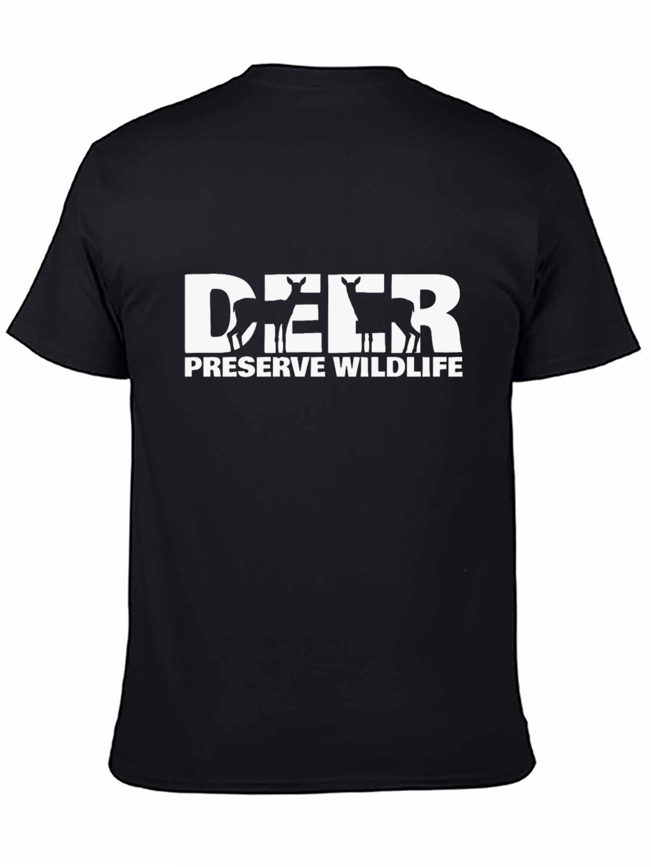Deer Preserve Wildlife Graphic T-Shirt