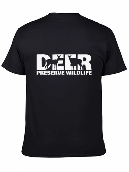 Deer Preserve Wildlife Graphic T-Shirt