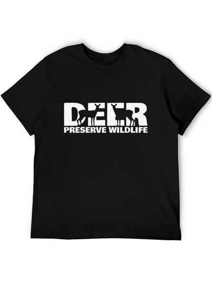 Deer Preserve Wildlife Graphic T-Shirt