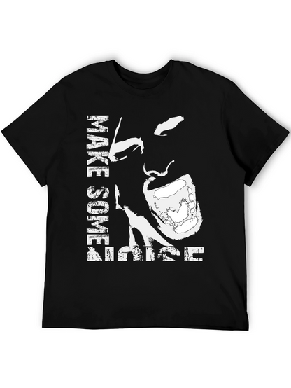Make Some Noise Graphic Tee - Black