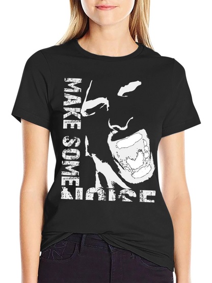 Make Some Noise Graphic Tee - Black