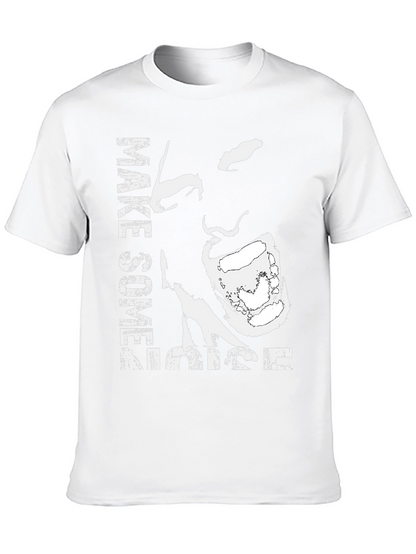 Make Some Noise Graphic Tee - Black