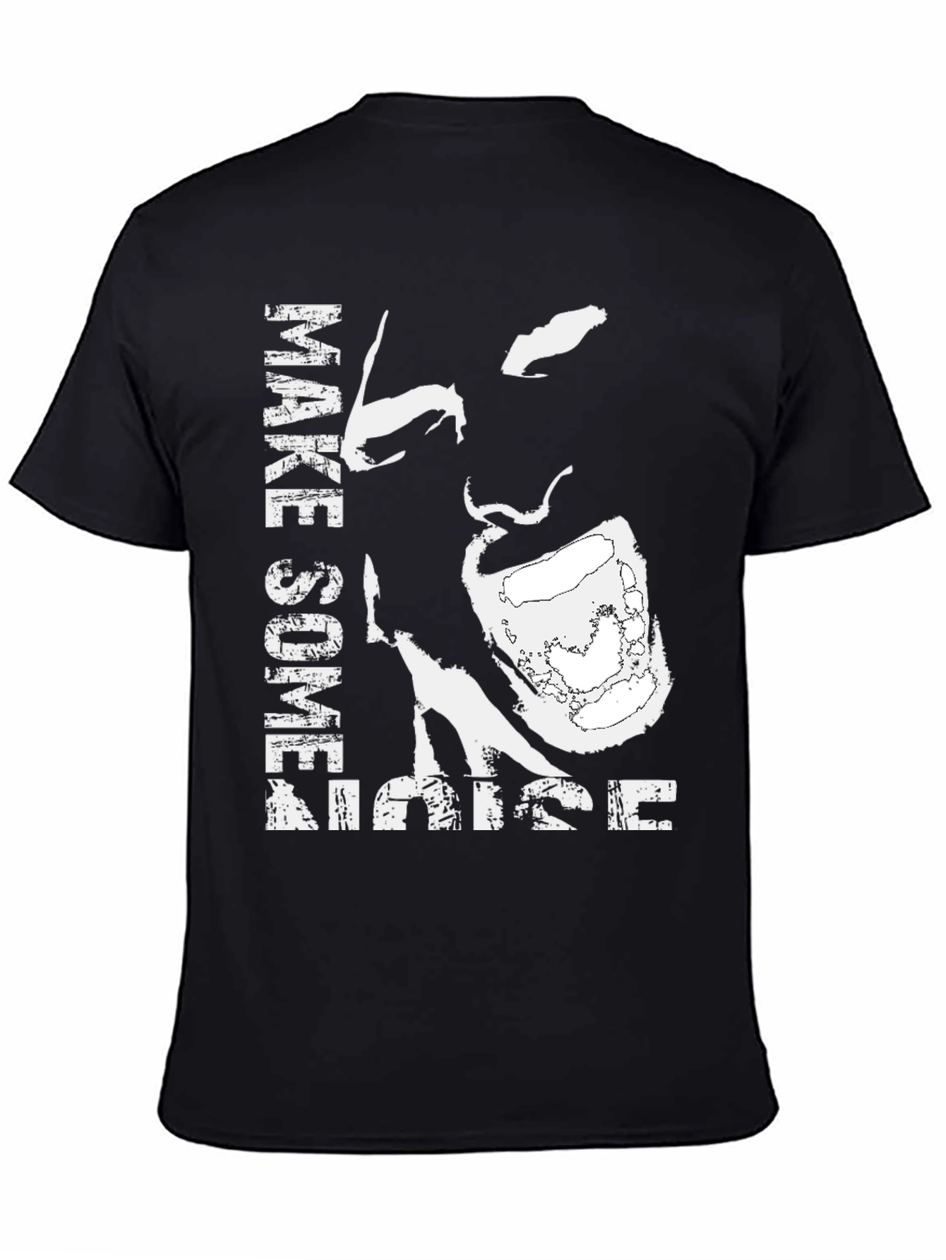 Make Some Noise Graphic Tee - Black