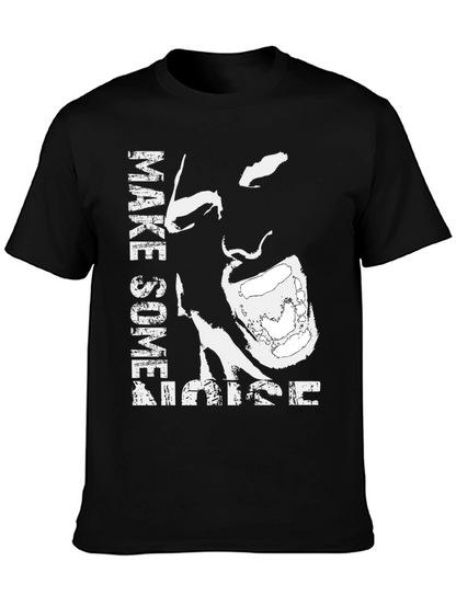 Make Some Noise Graphic Tee - Black