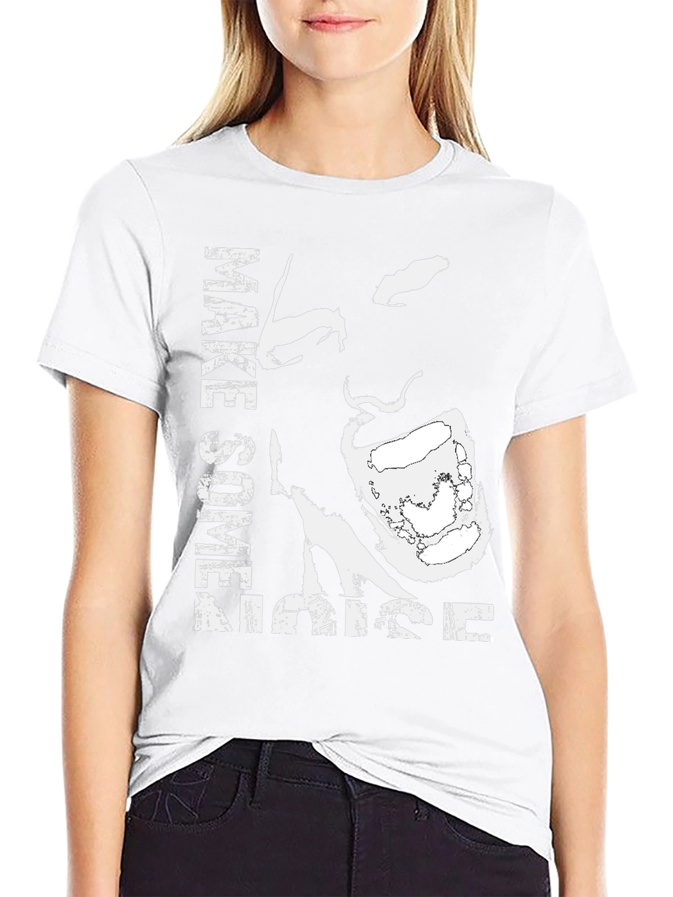 Make Some Noise Graphic Tee - Black