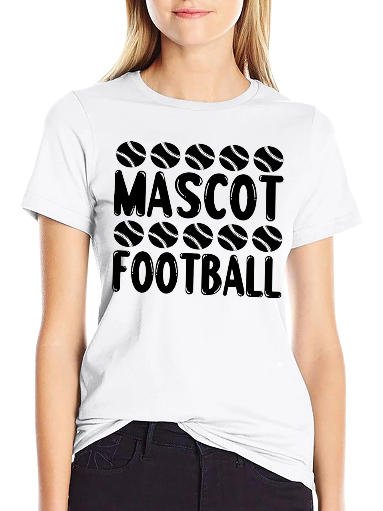 Mascot Football Graphic T-Shirt