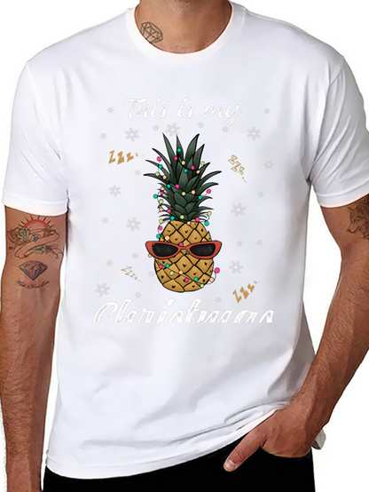 Festive Pineapple Christmas T-Shirt
