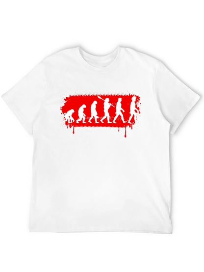 Evolution of Man Graphic Tee - Black T-Shirt