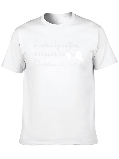 Fueled by Coffee Christmas T-Shirt