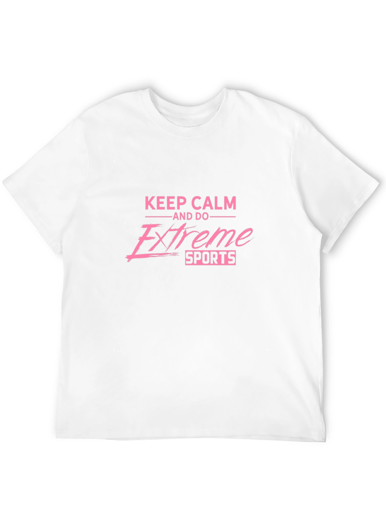 Keep Calm Extreme Sports Black Graphic Tee