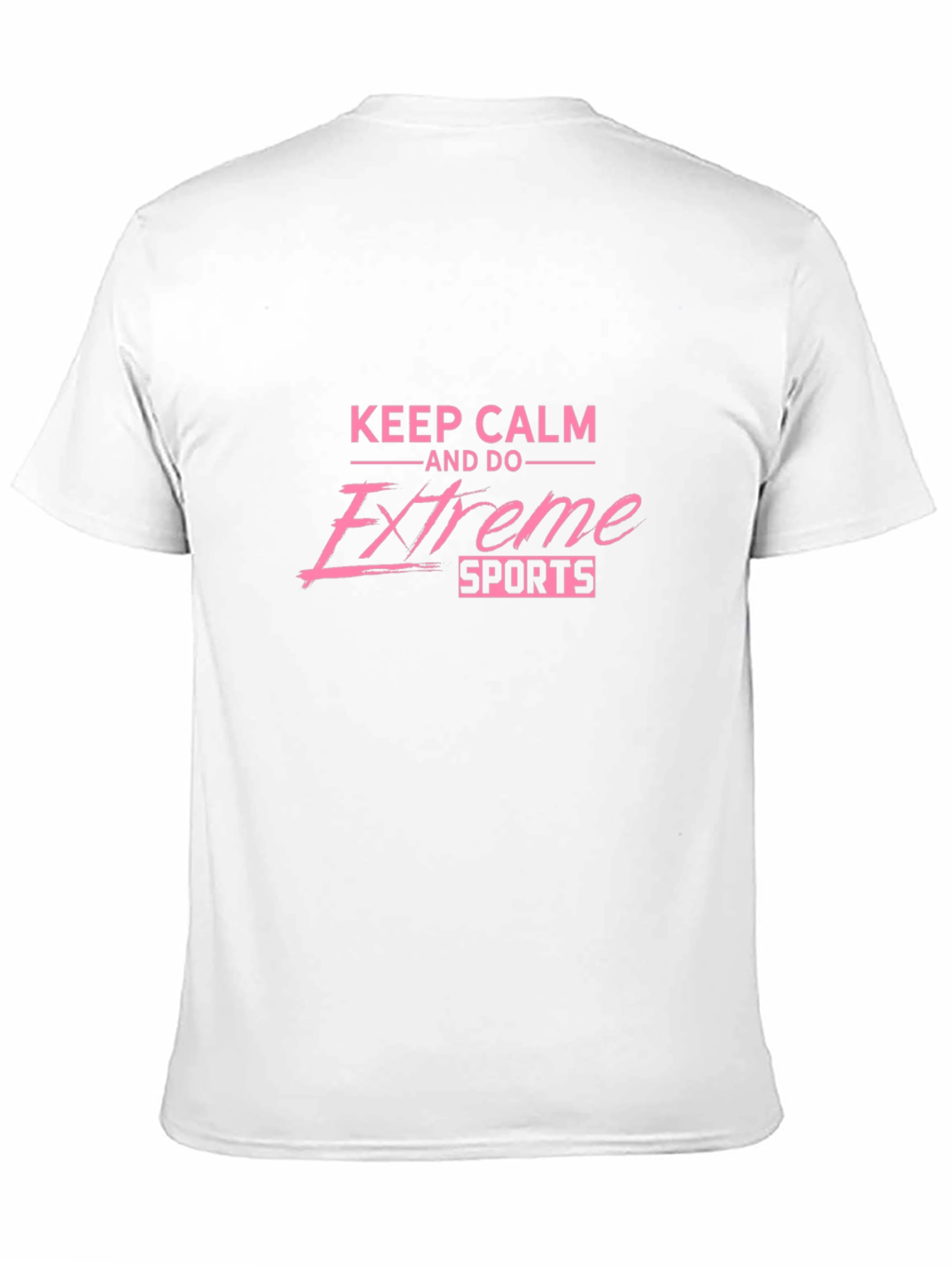 Keep Calm Extreme Sports Black Graphic Tee