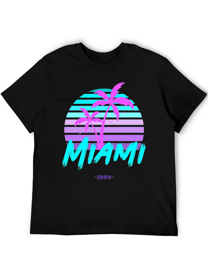 Retro Miami 1984 Graphic Tee