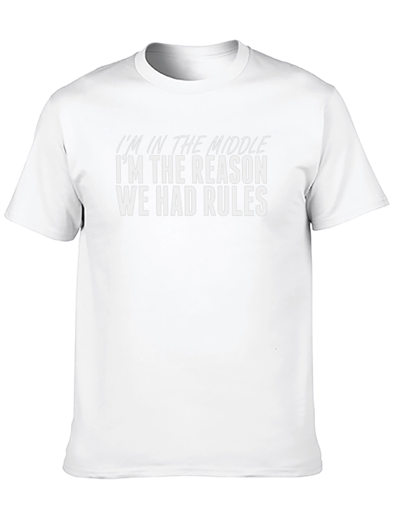 Im The Reason We Had Rules T-Shirt