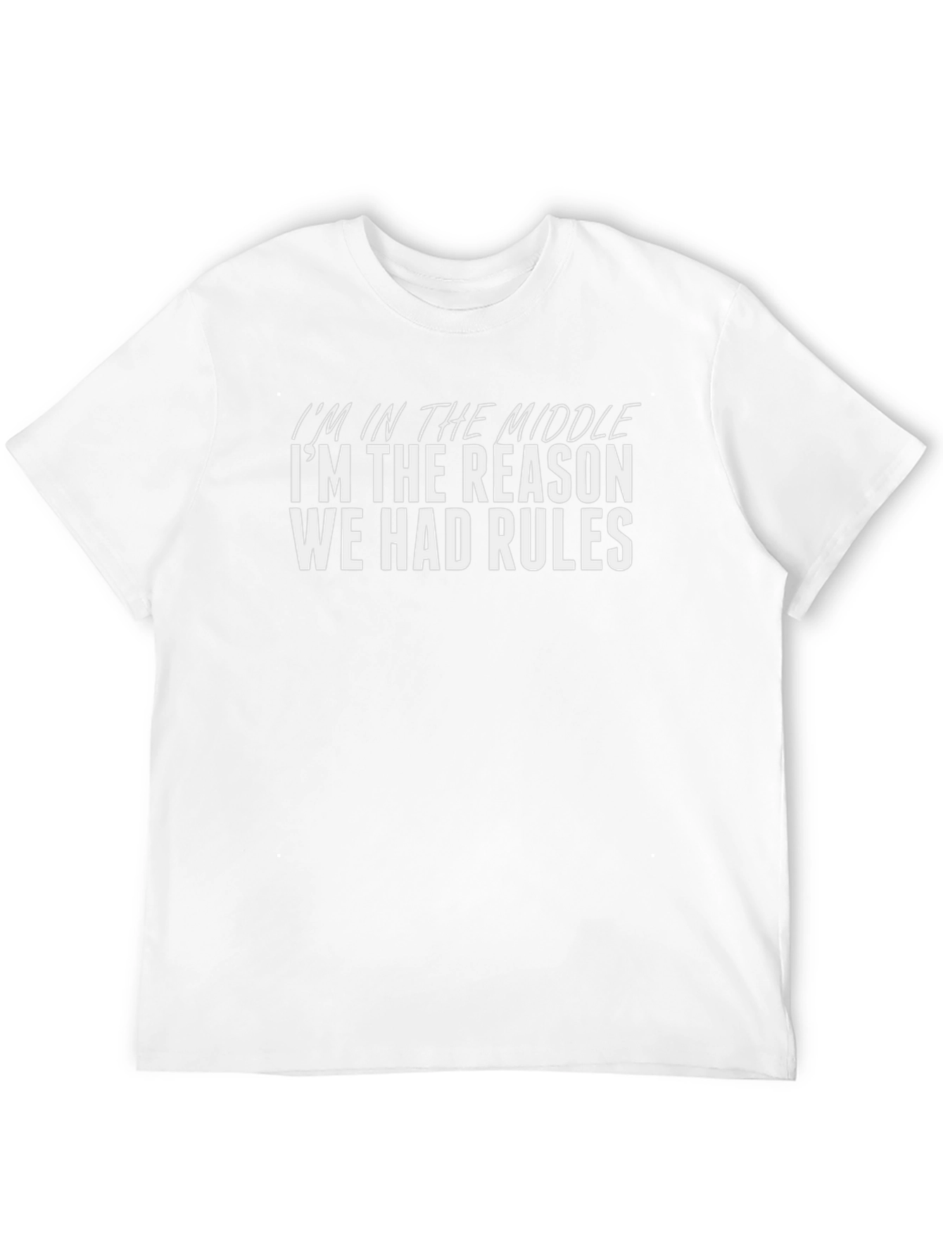Im The Reason We Had Rules T-Shirt