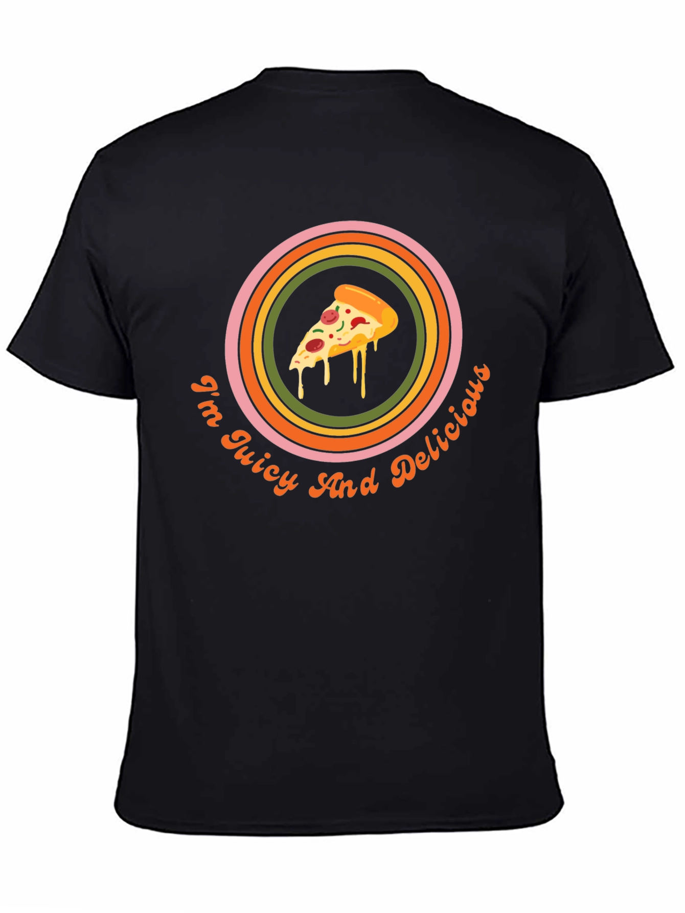 Juicy & Delicious Pizza Graphic Tee - Unisex