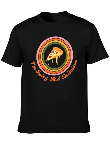 Juicy & Delicious Pizza Graphic Tee - Unisex