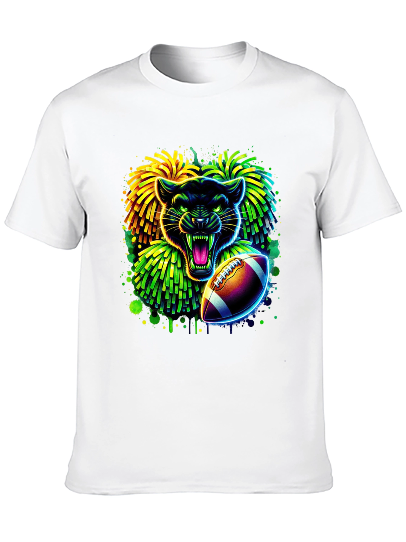 Panther Football Graphic T-Shirt