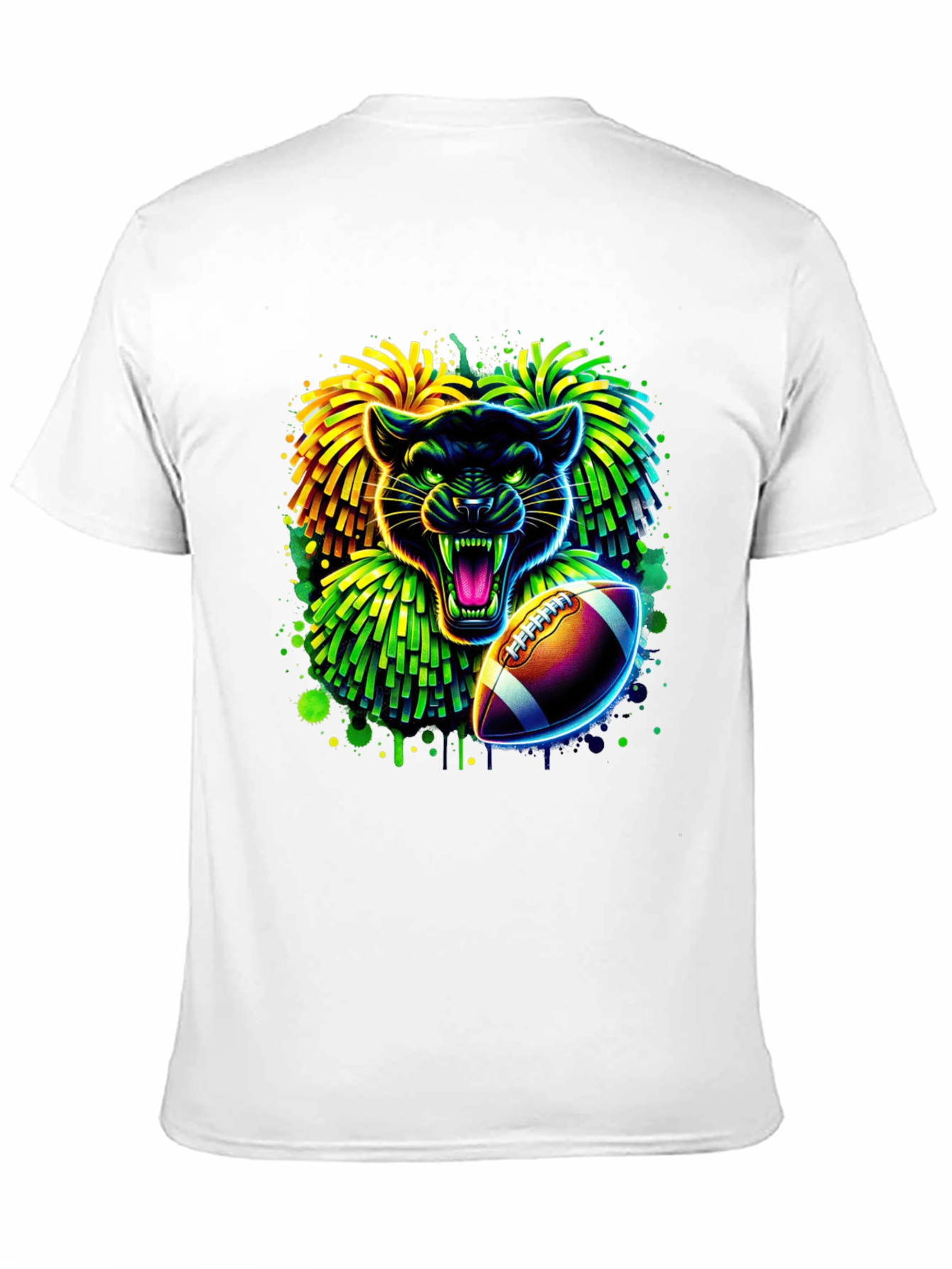 Panther Football Graphic T-Shirt