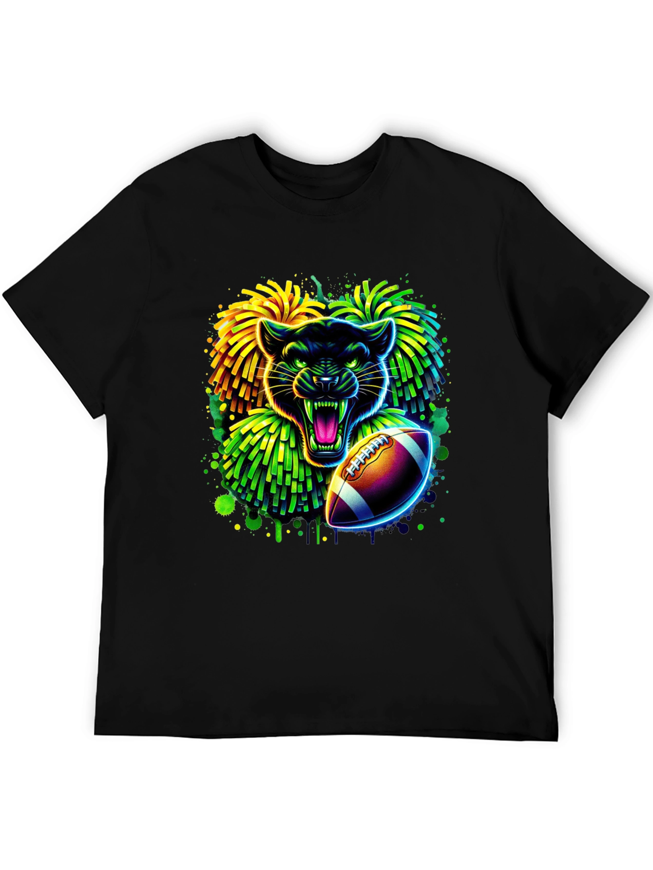Panther Football Graphic T-Shirt