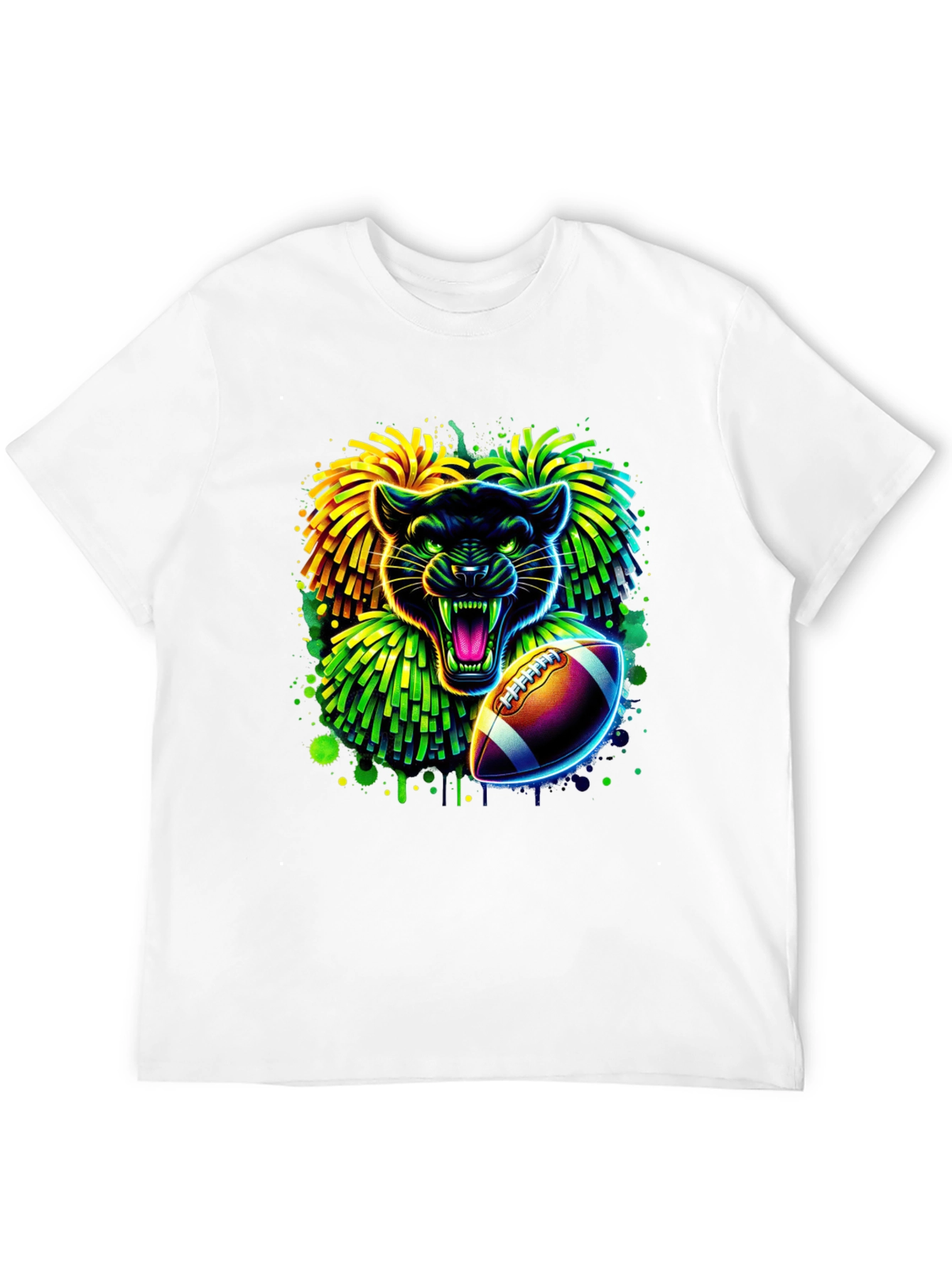 Panther Football Graphic T-Shirt