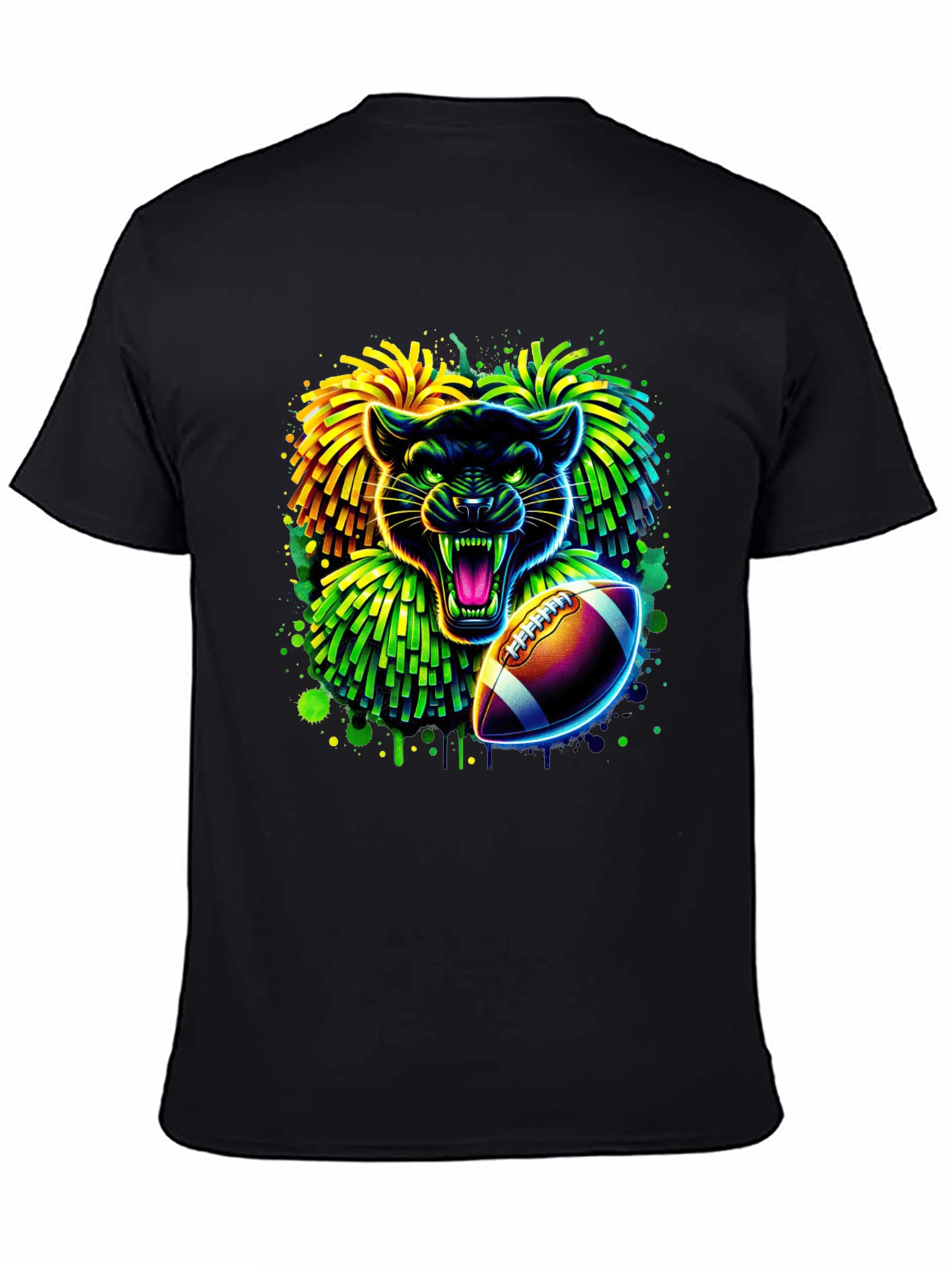 Panther Football Graphic T-Shirt