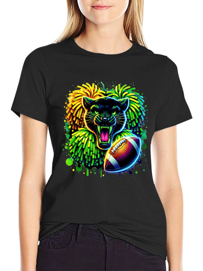 Panther Football Graphic T-Shirt