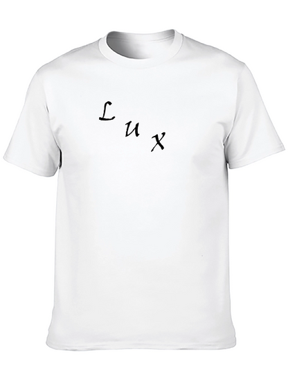 Lux Black T-Shirt - Modern Minimalist Design