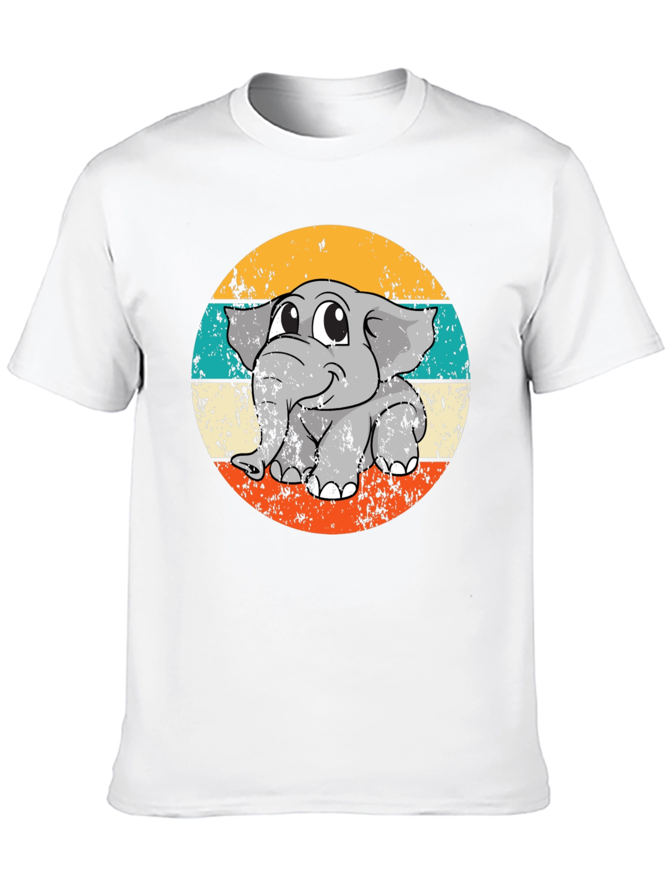 Retro Elephant Graphic Tee
