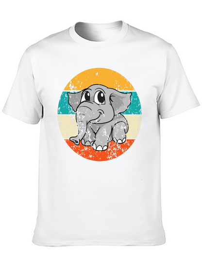 Retro Elephant Graphic Tee