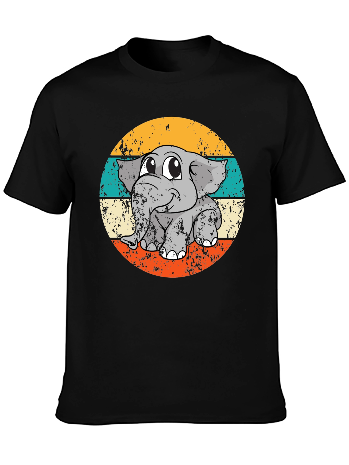 Retro Elephant Graphic Tee
