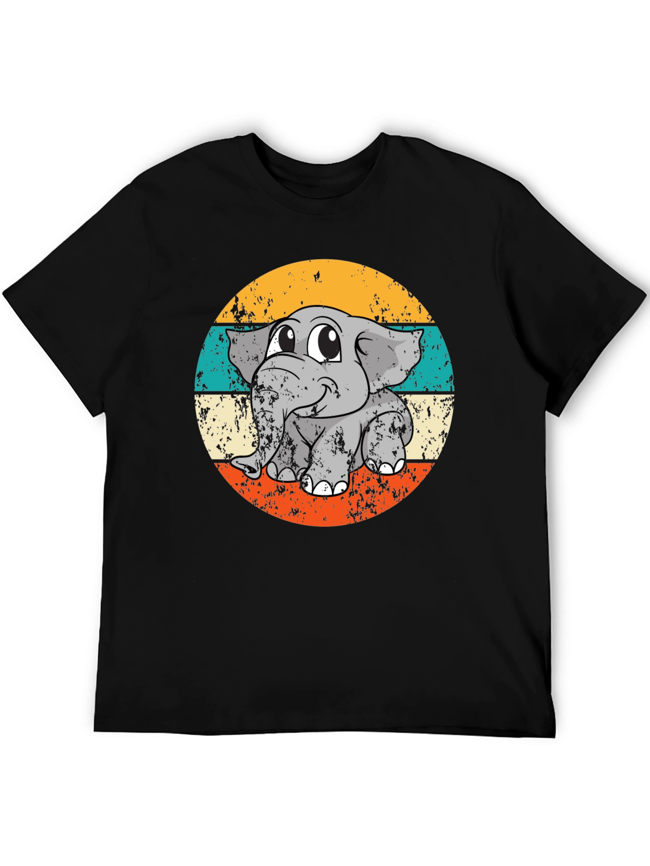 Retro Elephant Graphic Tee