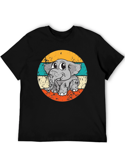 Retro Elephant Graphic Tee