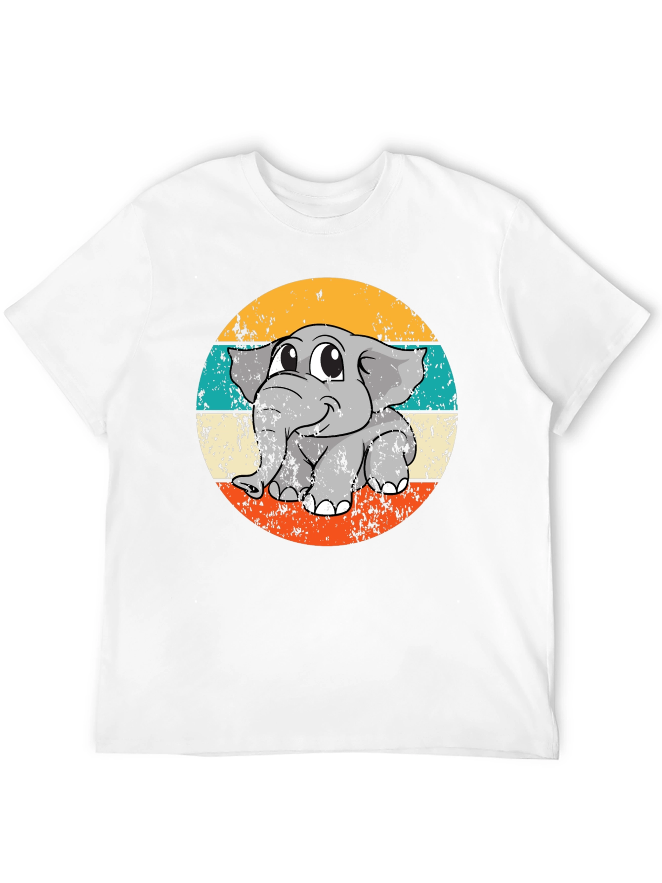 Retro Elephant Graphic Tee