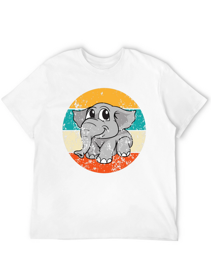 Retro Elephant Graphic Tee