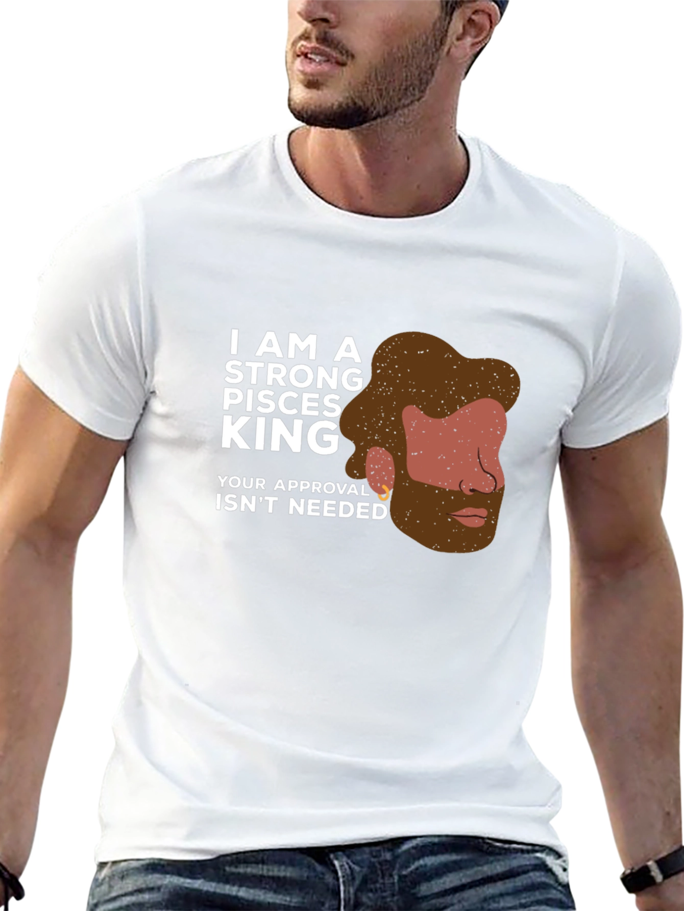 Strong Pisces King Graphic Tee