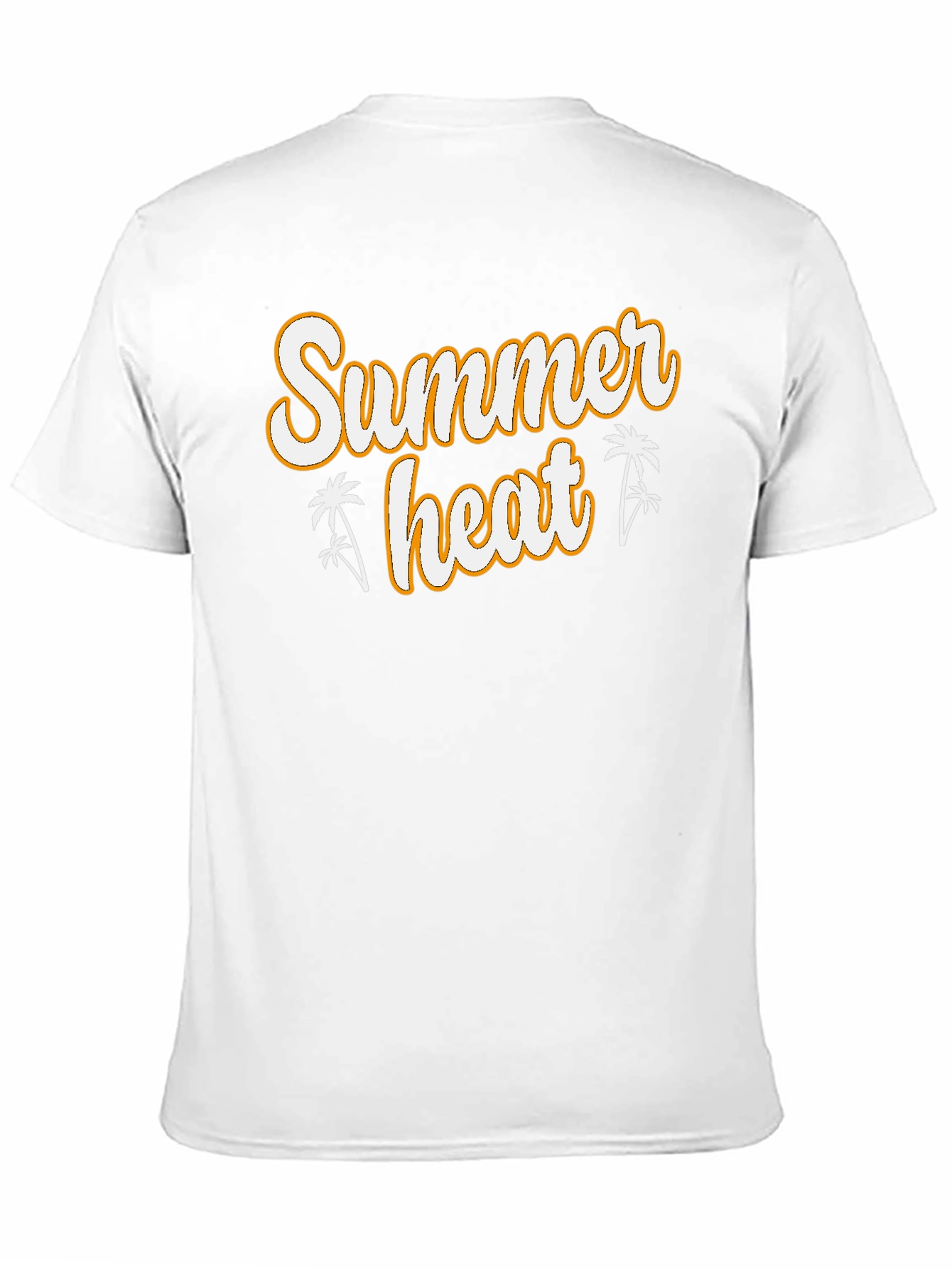 Summer Heat Graphic Tee - Black Cotton T-Shirt