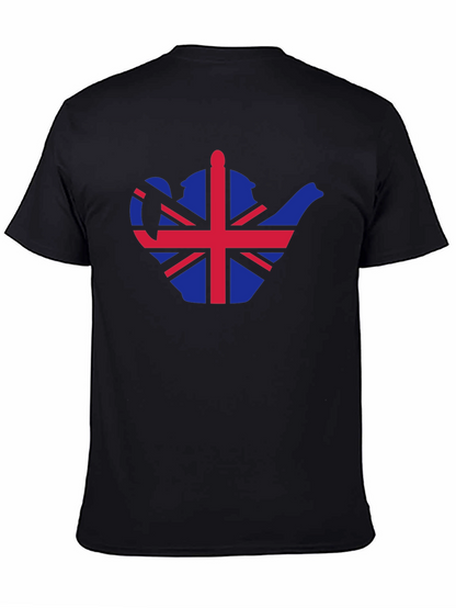 British Teapot Flag Graphic T-Shirt
