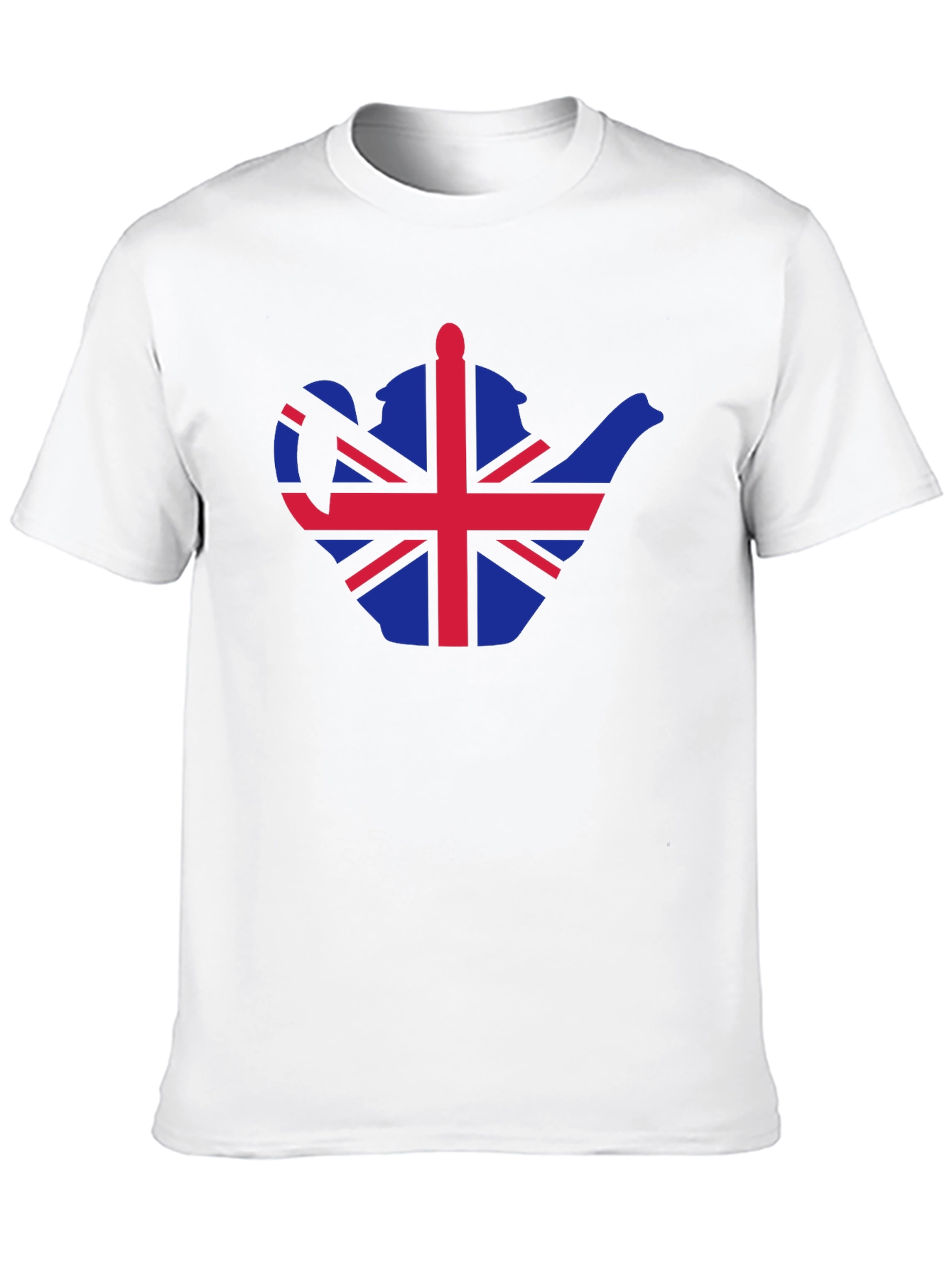 British Teapot Flag Graphic T-Shirt