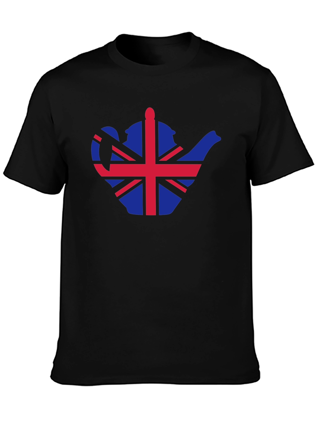 British Teapot Flag Graphic T-Shirt
