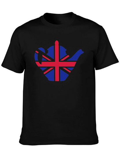 British Teapot Flag Graphic T-Shirt