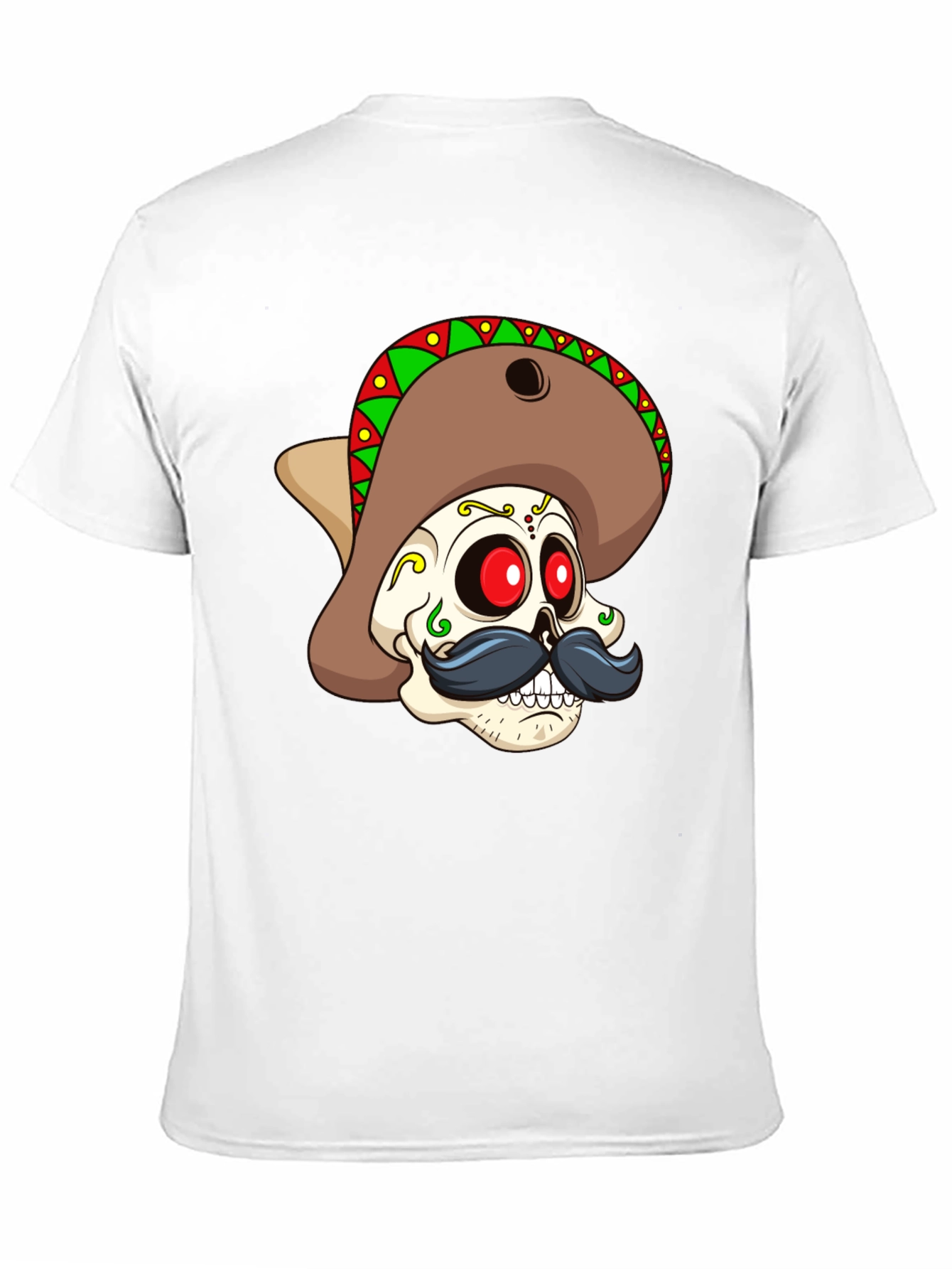 Dia de los Muertos Skull Graphic Tee