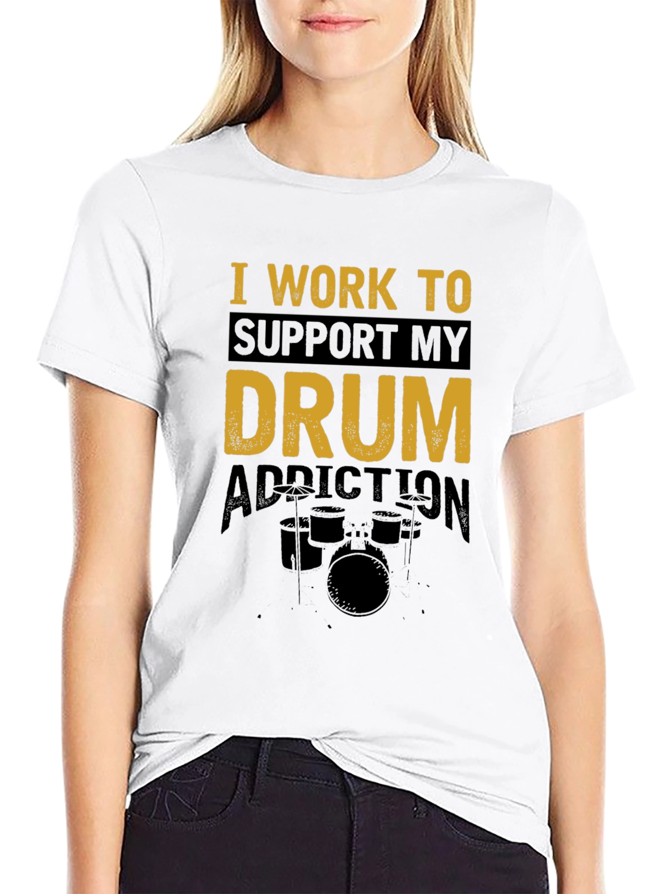 Drum Addiction T-Shirt - Music Lover Tee