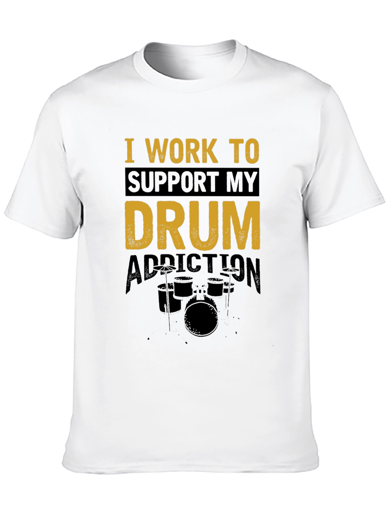 Drum Addiction T-Shirt - Music Lover Tee
