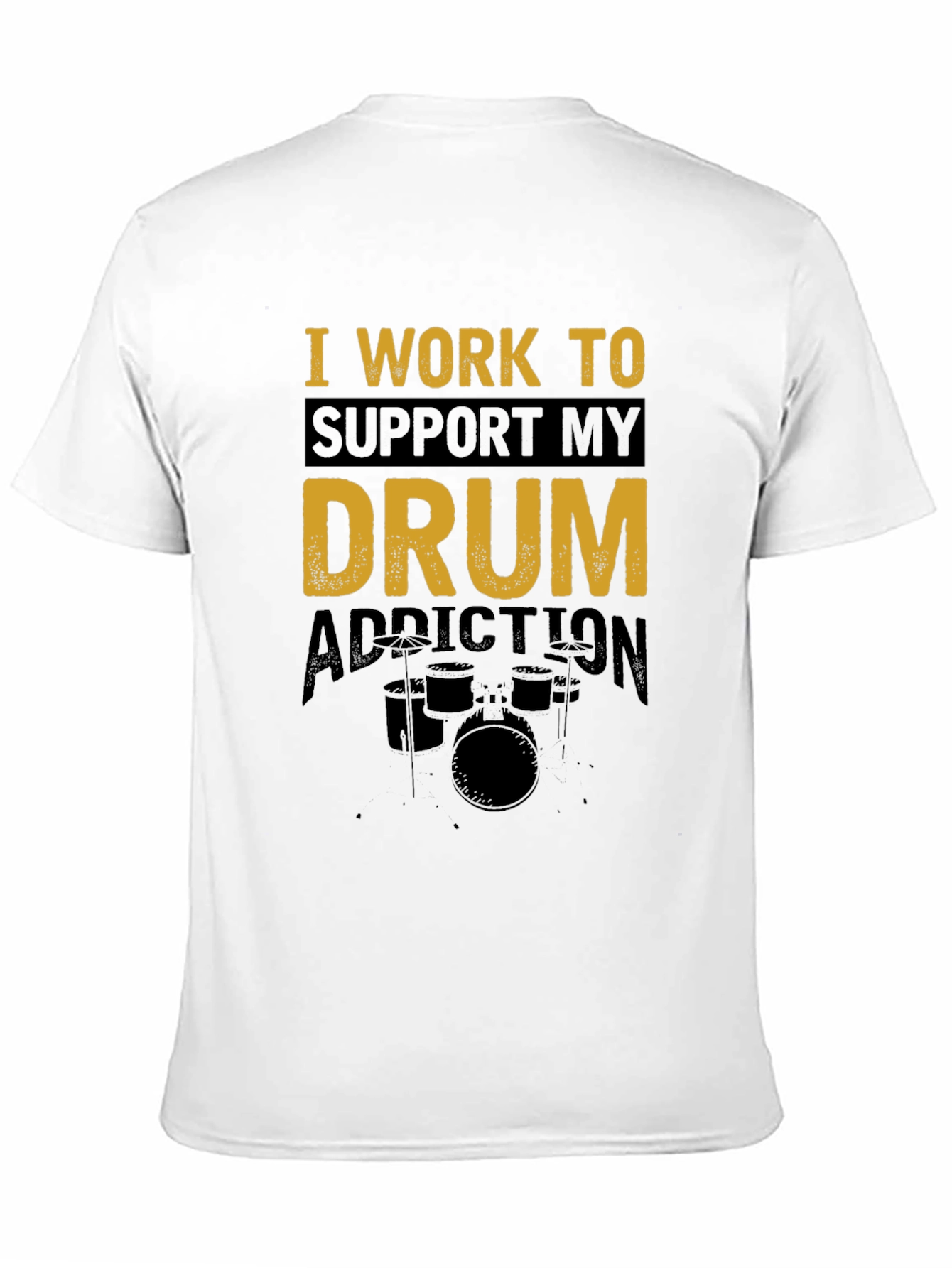 Drum Addiction T-Shirt - Music Lover Tee
