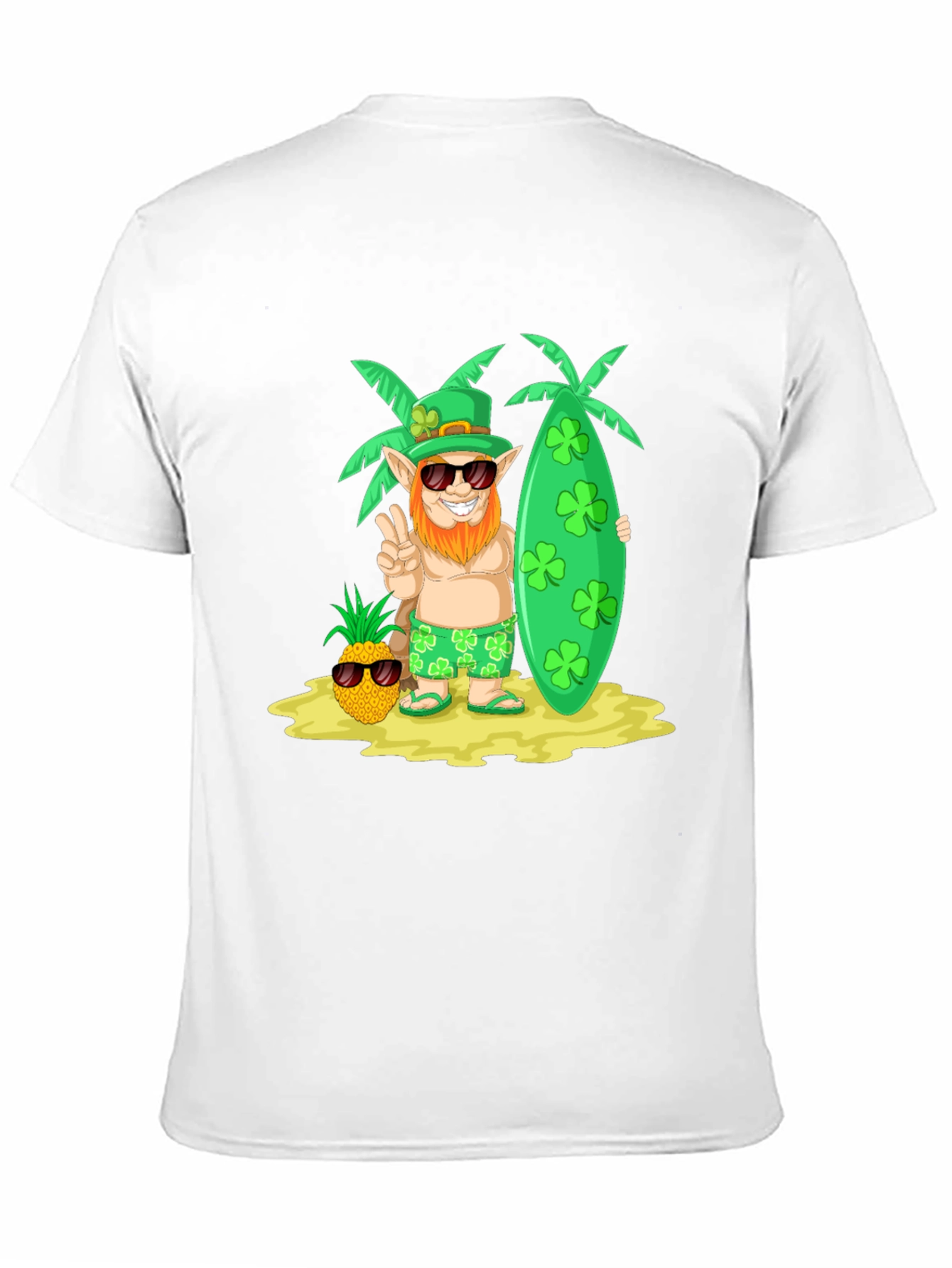 Lucky Leprechaun Beach T-Shirt